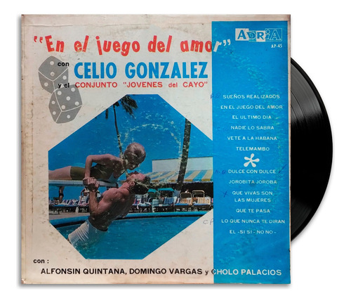 Celio González, Jóvenes Cayo - En El Juego Del Amor - Lp