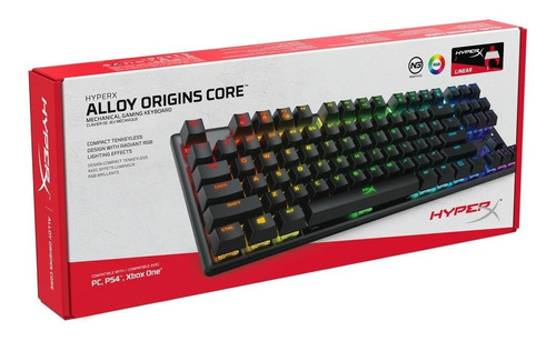 Teclado Kingston Hyperx Alloy Origins Core Mecanico Tranza