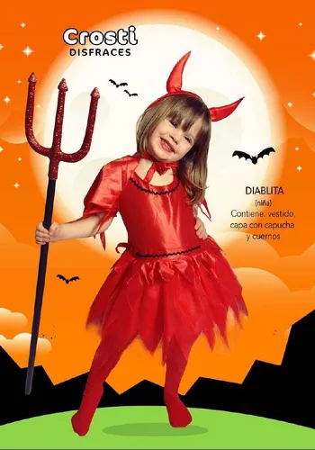 Disfraz Halloween Diablo diabla Ni a Belgrano R