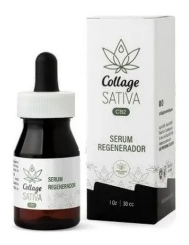 Serum Regenerador Facial Collage Sativa 30cc Todo tipo de piel