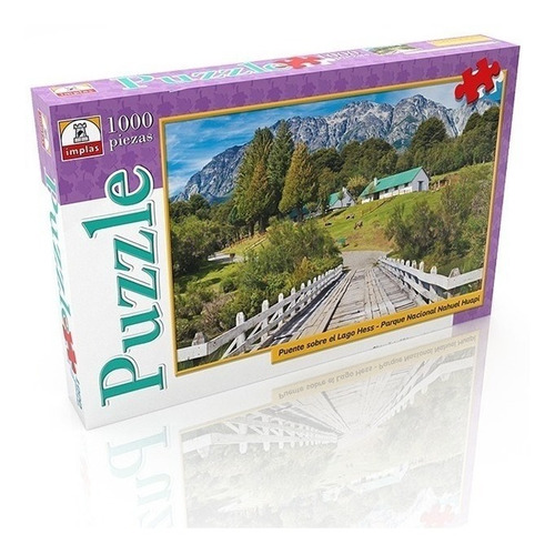 Puzzle Puente Lago Hess 1000 Piezas Puzzles Implas Cod 291