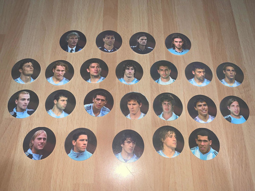 23 Tazos Carrefour Completo Alemania 2006 Con Messi Riquelme