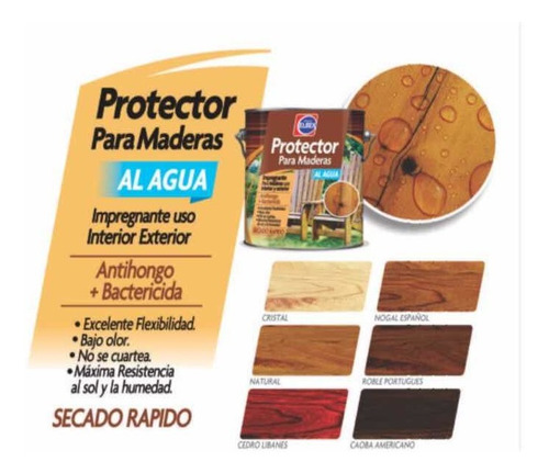 Imagen 3 de 3 de Protector De Maderas Al Agua Elbex 3.6 Lts. - Cedro Libanés