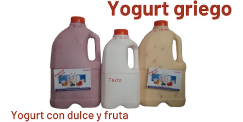 Yogurth  Griego Espeso Sin Azúcar X 2 L - L a $7500