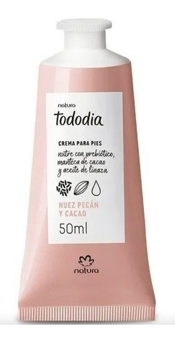 Crema De Pies Natura Tododia Nuez Pecan Y Cacao 50ml