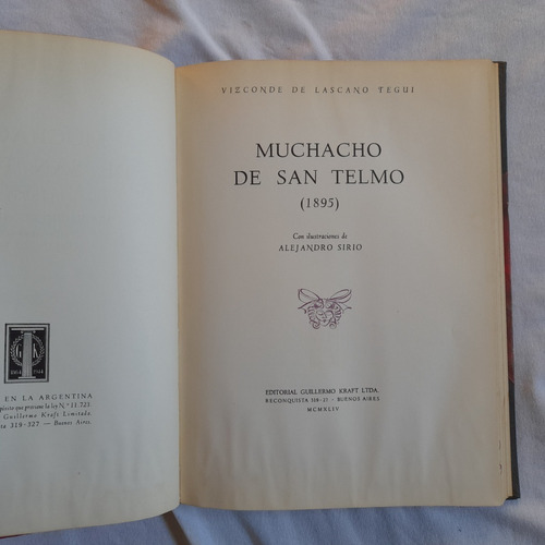 Muchacho De San Telmo 1895 Lascano Tegui Ilustracion A Sirio