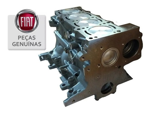 Imagem 1 de 4 de Bloco Motor Parcial Pistoes Aneis Original Palio Fiorino 1.3
