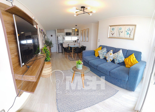 Hermoso Depto. Amoblado, Condominio Playa Paraíso, El Tabo