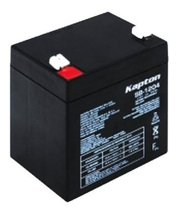 Bateria Recargable De Acido Sellada De 12 Vcc 4.0 Amp Kapton