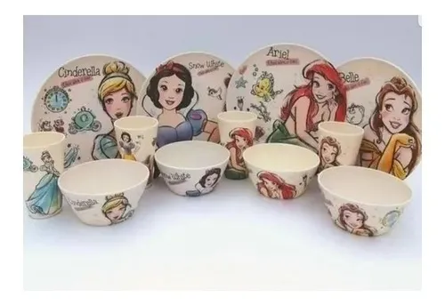 Juego De Vajillas Princesas Cocina Platos – Accesorios-Mexicali