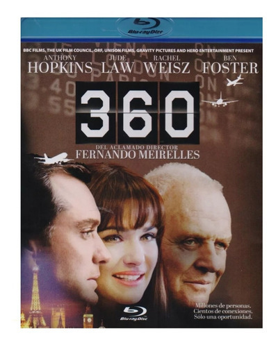 360 Fernando Meirelles Anthony Hopkins Pelicula Blu-ray