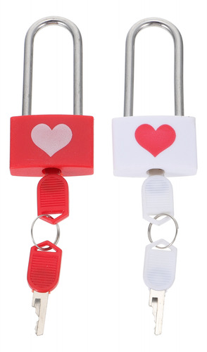 Armario Love Lock Con Candado Con Llave, Mango Largo, 2 Unid