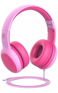 Auriculares Headphones 3,5mm Gorsun Para Ninos Rosa