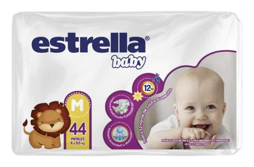 Pañales Estrella Baby Hiperpack M X 44