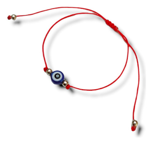 Pulsera Ojo Turco Hilo Nudo Acero Amuleto Protección