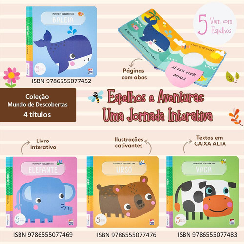 Mundo De Descobertas: Urso, De Mammoth World. Editorial Happy Books, Capa Dura Em Português