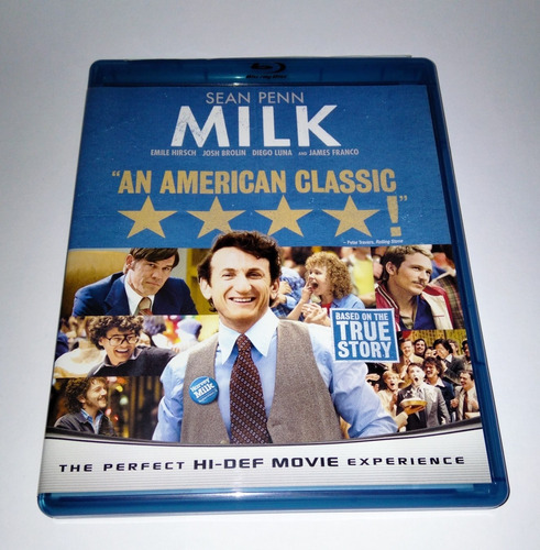 Milk (2008) - Blu-ray Importado Sean Penn Premio Óscar Gay