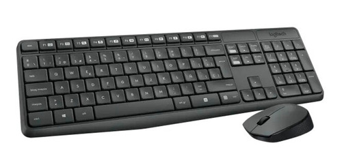 Kit De Teclado Y Mouse Inalámbrico Logitech Mk235 Bde