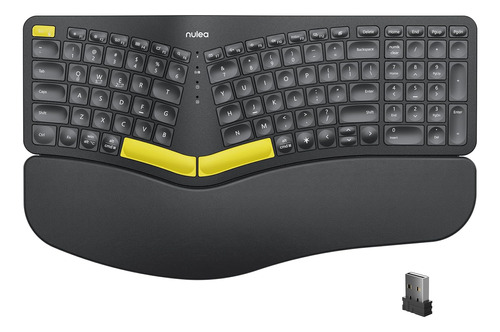 Nulea Teclado Ergonómico Inalámbrico, Teclado Dividido