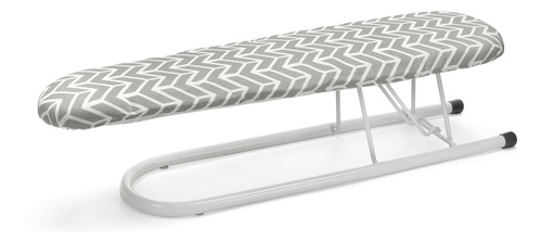Tabla De Planchar Con Soporte De Acero - Deposity Rayas Gris