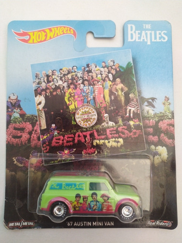 Hot Wheels The Beatles '67 Austin Mini Van Real Riders