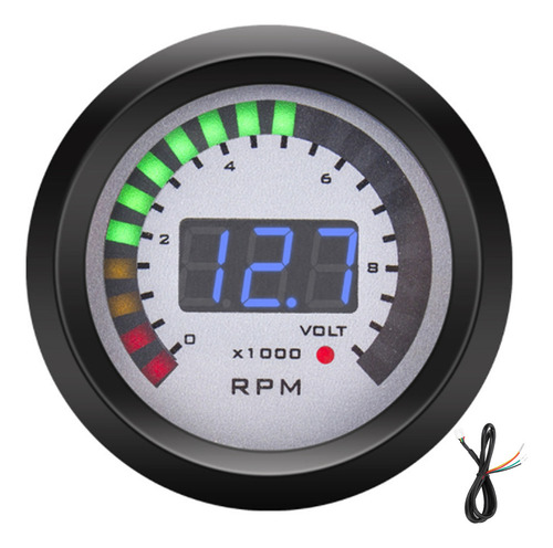 Tacómetro Digital Tacho Gauge 52 Mm/2 In 0-9999 Rpm De Reemp