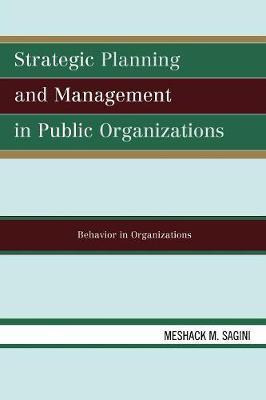 Libro Strategic Planning And Management In Public Organiz...