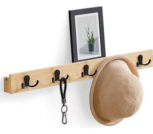 Perchero De Pared 5 Ganchos Dobles Para Colgar