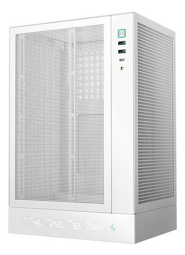 Gabinete Deepcool Ch170 Digital Mini Itx Vertical Branco