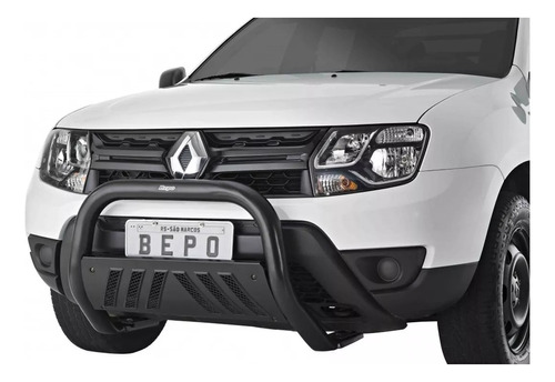 Defensa Frontal  Renault Oroch  Negra 2016 Bepo