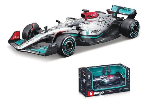 Burago Mercedes-amg F1 W13 #44 Hamilton Fórmula Coche 1/ [u]