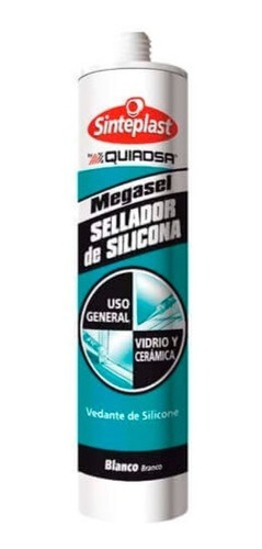 Megasel Sellador Silicona Acética Sinteplast Quiadsa | 280ml