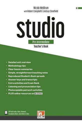 Studio Pre-intermediate - Teacher's Book + E-zone Kel Edicio