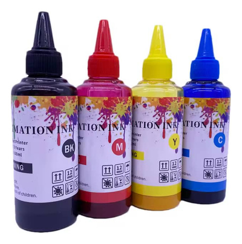 Tinta Para Sublimación 4 Colores 100ml Ima