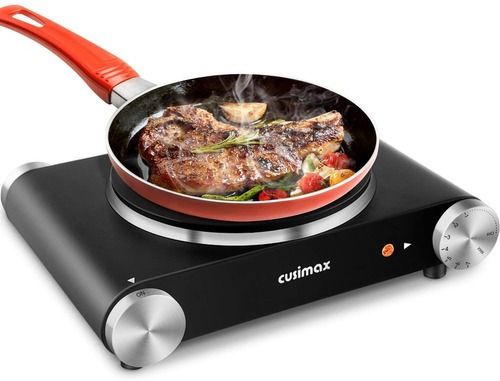 Cusimax Quemador Electrico Placa Caliente Para Cocinar Pla