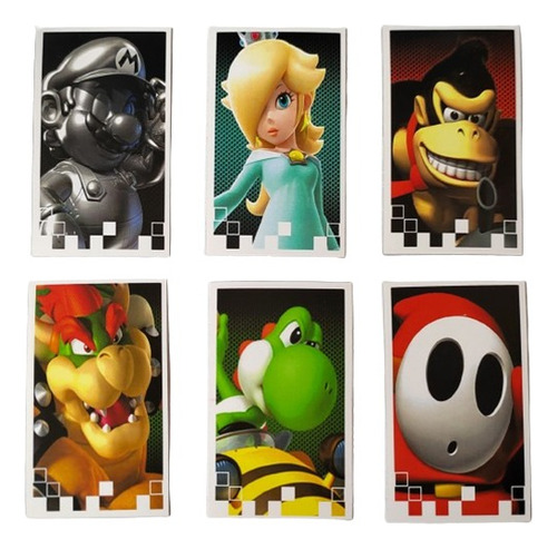 06 Tarjetas Powerpacks Monopoly Gamer Mario Kart. (Reacondicionado)