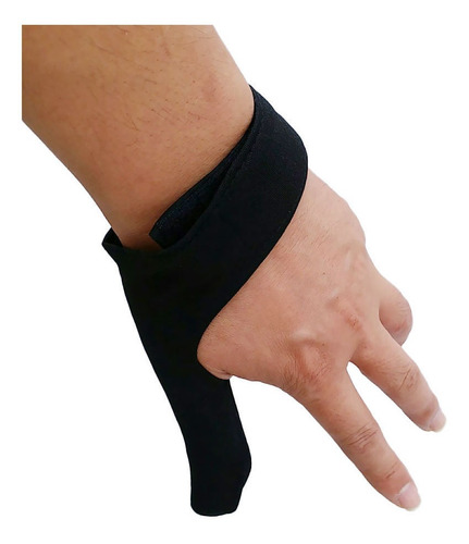 Protección De Pulgar De Bolos De Deportes Negro