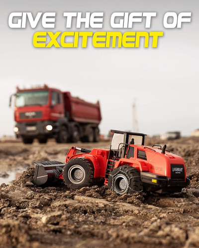 Imagen 3 de 6 de Tractor Radio Control A Escala 1:14 C/ 22 Canales Full Metal