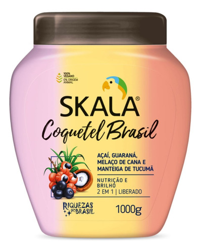 Crema De Tratamiento Capilar Skala  Coquetel Brasil