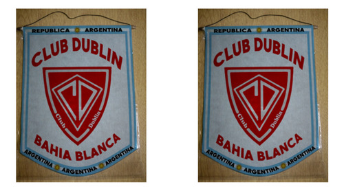 Banderin Chico 13cm Club Dublin Bahia Blanca