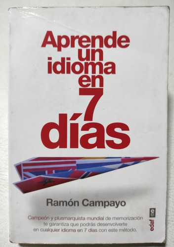 Aprende Un Idioma En 7 Días. Ramón Campayo. Aprender Idiomas (Reacondicionado)