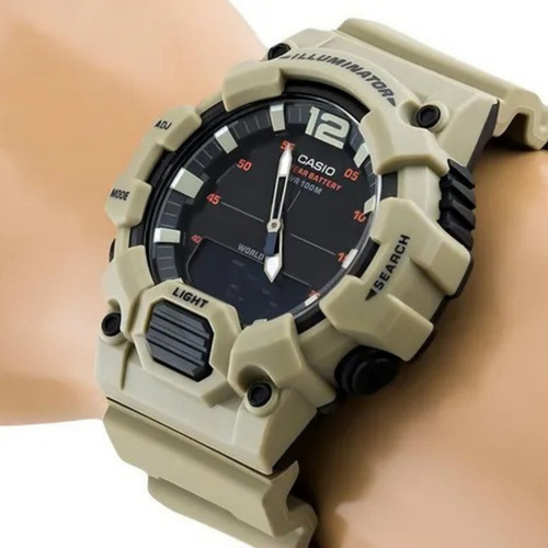 Reloj Analogico Hombre Hdc-700-3a3vdf Casio Beige Sport 1030