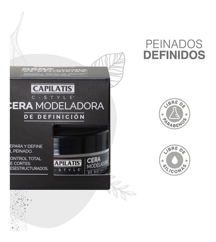 Cera Modeladora De Definición Capilatis C- Style 55g Control