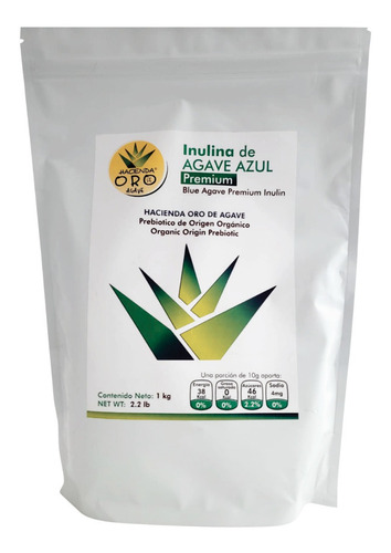 Inulina De Agave Azul De Exportacion 25 Kg Pura 100%natural