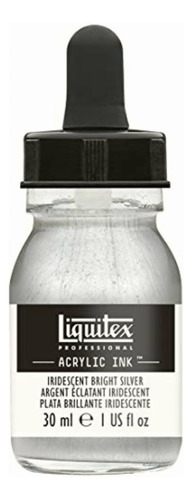 Liquitex Ink! Tinta Acrílica, Plateado (iridescent Bright