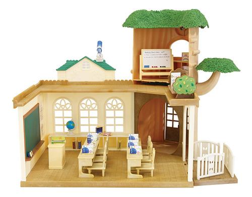 Juguete De Escuela En El Árbol De Calico Critters.