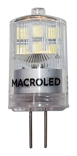 Lampara Bipin Led 2w G4 Luz Calida 3000k 12v Macroled