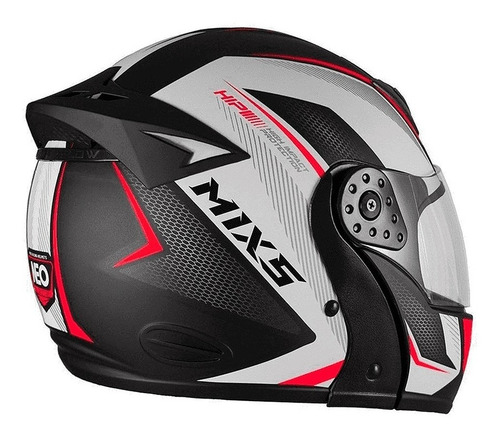 Imagem 3 de 9 de Capacete Para Moto Escamoteável Gladiator Neo Fosco Loi