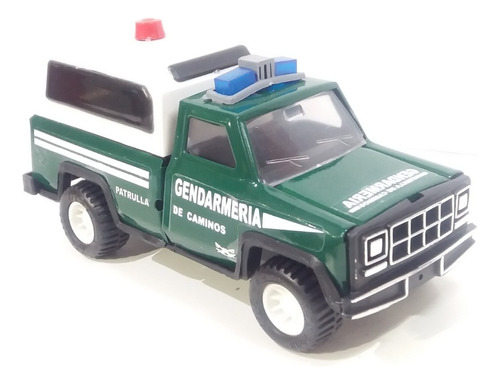 Camioneta Patrulla Gendarmeria Chapa Juguete Metalico Camion