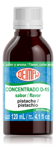 Concentrado Saborizante De Pistache Deiman De 120 Ml.